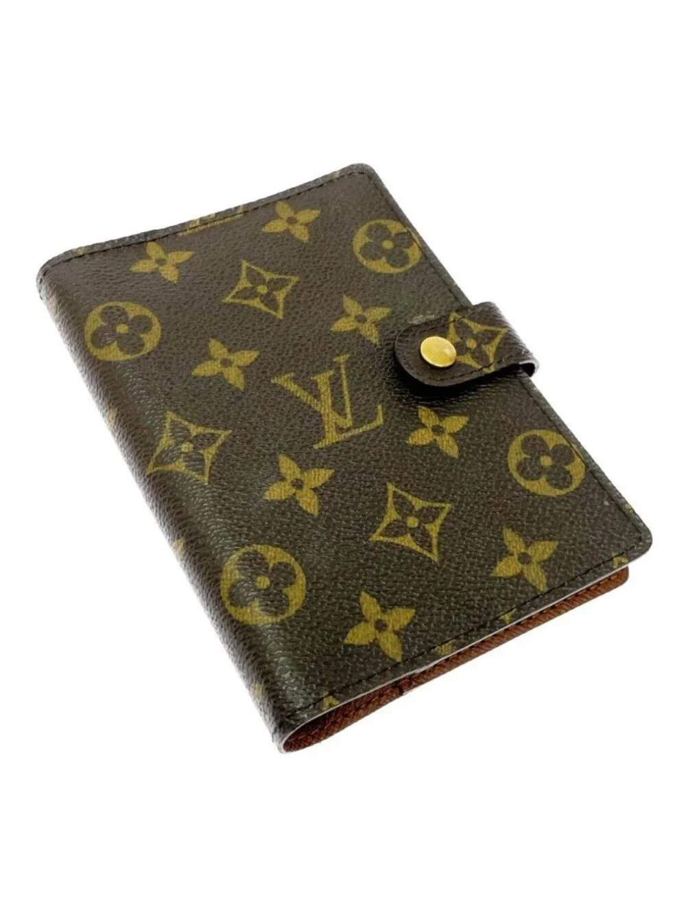 Louis Vuitton Monogram Agenda PM Notebook Cover Brown